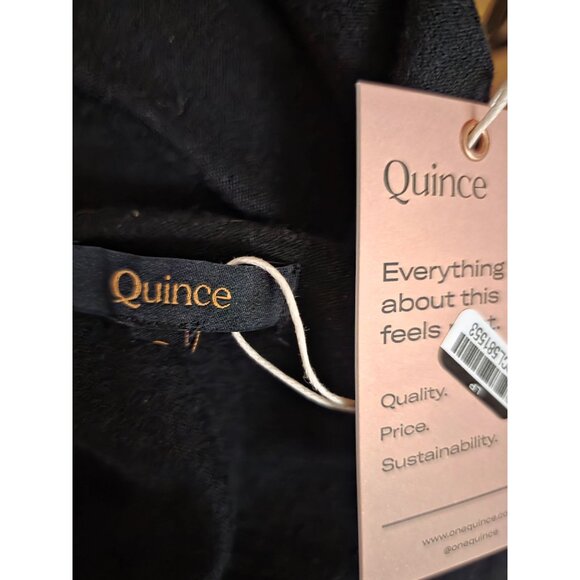 Eco-Knit Milano Stitch Maternity Sweater Dress Black S - Picture 2 of 6